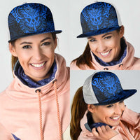 New Zealand Rugby All Blue Mesh Trucker Cap Silver Fern All Black Mix Ta Moko LT9 - Polynesian Pride