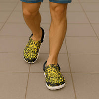 New Zealand Rugby All Gold Clogs Shoes Silver Fern All Black Mix Ta Moko