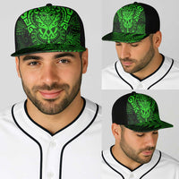 New Zealand Rugby All Green Baseball Net Cap Silver Fern All Black Mix Ta Moko LT9 - Polynesian Pride