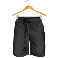 New Zealand Rugby Personalised Shorts for Men All Black Fern Maori Tribal Pattern - Polynesian Pride