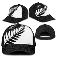 New Zealand Silver Fern Rugby Classic Cap All Black Go Champions Maori Pattern LT14