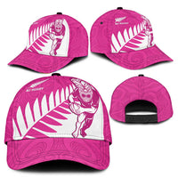 New Zealand Silver Fern Rugby Classic Cap Go All Black Maori Pink Version LT14