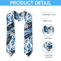 Ninamu Tahiti Tiare Monstera Graduation Stole Polynesian Pattern Curve Style LT01 - Polynesian Pride