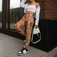 Niue Monuina e Kilisimasi Jogger Pants Pacific Patchwork Xmas Vibes - Polynesian Pride