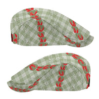 Omaomao Aloha Hawaii Jeff Hat Rosebud Lei With Palaka Motif - Polynesian Pride