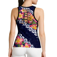 Omaomao Aloha Hawaii Lei Hollow Tank Top Tropical Flowers Elegant Vibe - Polynesian Pride