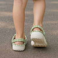 Omaomao Palaka Quilt Hawaii Clogs Shoes Hawaiian Tropical Monstera Sea Turtle