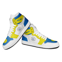 Palau High Sneakers AJ1 Coat Of Arms Flag Inspired