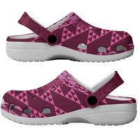 Pink Aloha Hawaii Clogs Shoes Hawaiian Kakau Ohia Lehua Lei - Polynesian Pride