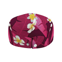 Pink Banana Leaf Hawaii Jeff Hat Lau Maia Plumeria Tropical Summer Vibes