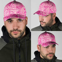 Pink Gradient Polynesia Classic Cap Hawaiian Tribal Hammerhead Shark Tattoo LT14