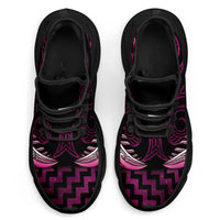 Pink Matariki New Zealand Clunky Sneakers Maori Poutama Galaxy Vibes LT14 - Polynesian Pride