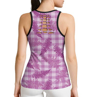 Pink Palaka Hawaii Palapalai Hollow Tank Top Hawaiian Fern