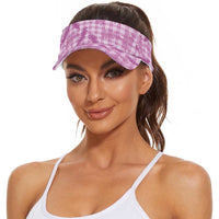 Pink Palaka Hawaii Palapalai Sun Visor Cap Hawaiian Fern LT14 - Polynesian Pride