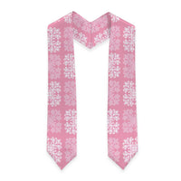 Pink Palaka Quilt Hawaii Graduation Stole Traditional Hawaii-plaid Pattern LT14 - Polynesian Pride