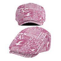 Pink Tonga Kilisimasi Fiefia Jeff Hat Pacific Patchwork Xmas Vibes - Polynesian Pride