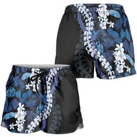 Polu Aloha Hawaii Lei Shorts for Women Tropical Flowers Elegant Vibe - Polynesian Pride