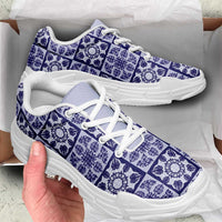 Polu Palaka Quilt Hawaii Chunky Sneakers Hawaiian Tropical Monstera Sea Turtle