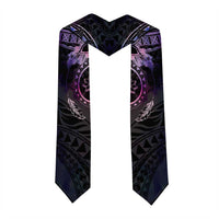 Polynesian Sunset Plumeria Graduation Stole Galaxy Polynesian Tattoo LT05 - Polynesian Pride