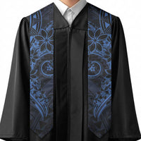 Polynesian Sunset Plumeria Graduation Stole Navy Polynesian Tattoo LT05 - Polynesian Pride