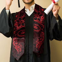Polynesian Sunset Plumeria Graduation Stole Red Polynesian Tattoo LT05 - Polynesian Pride