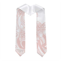 Polynesian Tribal Plumeria Lotu Tamaiti Graduation Stole Pastel Blush - Polynesian Pride