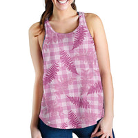 Purple Palaka Hawaii Palapalai Women Racerback Tank Hawaiian Fern LT14 - Polynesian Pride