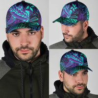 Purple Paradise Polynesian Classic Cap Hawaiian Tribal Hammerhead Shark LT14 - Polynesian Pride