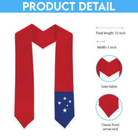 Samoa Graduation Stole Flag Style LT05 - Polynesian Pride