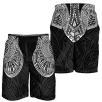 Samoan Traditional Art Tattoos Shorts for Men Tatau Roman Reigns Black Color LT03 - Polynesian Pride