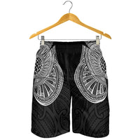 Samoan Traditional Art Tattoos Shorts for Men Tatau Roman Reigns Black Color - Polynesian Pride
