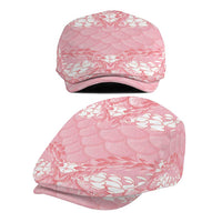 Soft Pink Mermaid Puakenikeni Maile Lei Jeff Hat
