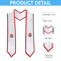 Tahiti Graduation Stole Flag Style LT05 - Polynesian Pride