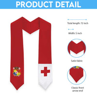 Tonga Graduation Stole Flag Style LT05 - Polynesian Pride