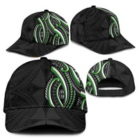 Traditional Art Hawaiian Kakau Tattoos Classic Cap Green Color LT03