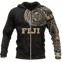 FIji Hoodie Fiji Polynesian Tattoo Style