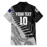 Personalized New Zealand Football Hawaiian Shirt Kiwi Mascot with Silver Fern - Maori Tribal Tattoo Art TS04 - Polynesian Pride