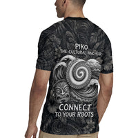 Hawaiian Piko Rugby Jersey Cultural Anchor Connect Your Roots Ocean Waves