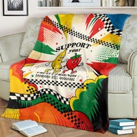 Support Your Fruity Friends Love Wins Gay Pride Blanket LGBTQ Retro 30s Cartoon Checkered