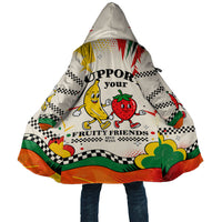 Support Your Fruity Friends Love Wins Gay Pride Cloak LGBTQ Retro 30s Cartoon Checkered TS04 Unisex White Yellow - Polynesian Pride