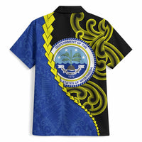 Federated States Of Micronesia FSM Hawaiian Shirt Pacific Islander Tribal Swirl Geometric Pattern