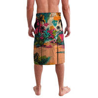 Tropical Christmas In July Candy Cane Surf Lavalava Vibrant Street Art Beach Graffiti Graphic TS04 - Polynesian Pride