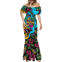 Pineapple Skull Mermaid Dress Sumer Time TS04 - Polynesian Pride