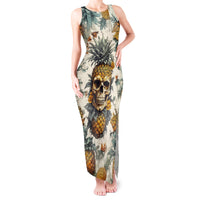 Pineapple Skull Tank Maxi Dress Summer Paradise TS04 - Polynesian Pride