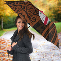 Straight Outta Kadavu Fiji Umbrella Tribal Polynesian Tattoo Coat Of Arms Flag