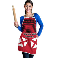Wallis And Futuna Apron Polynesian Tattoo Flag Map