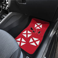 Wallis And Futuna Car Mats Polynesian Tattoo Flag Map