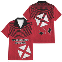 Wallis And Futuna Family Matching Puletasi and Hawaiian Shirt Polynesian Tattoo Flag Map