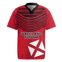 Wallis And Futuna Rugby Jersey Polynesian Tattoo Flag Map