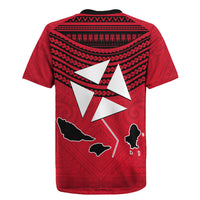 Wallis And Futuna Rugby Jersey Polynesian Tattoo Flag Map